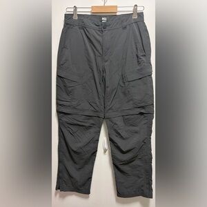 REI Co-op Men’s Relaxed Fit Convertible Hiking Pants Gray Size 32x30
